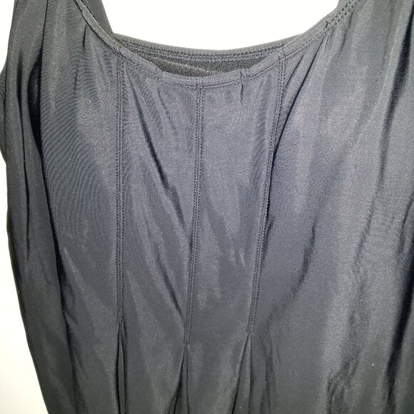 Black Tankini Swim Suit Top Size M - Picture 4 of 9